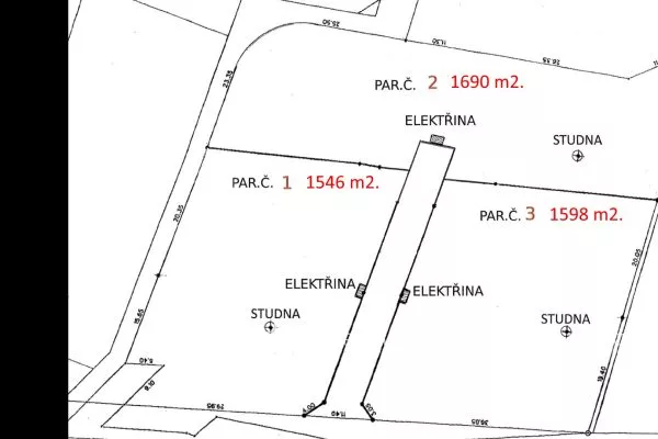 Prodej, Pozemky - 1690 m2 - Chodouň