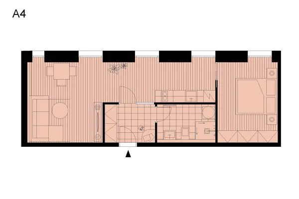 prodej bytu 2+KK 50 m2,  Čachrov - Javorná