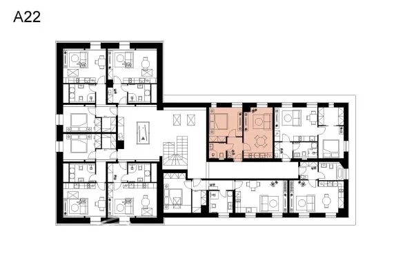 prodej bytu 2+KK 40 m2,  Čachrov - Javorná