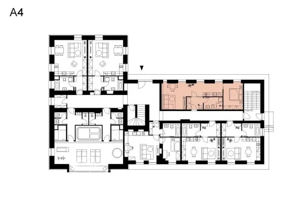 prodej bytu 2+KK 50 m2,  Čachrov - Javorná